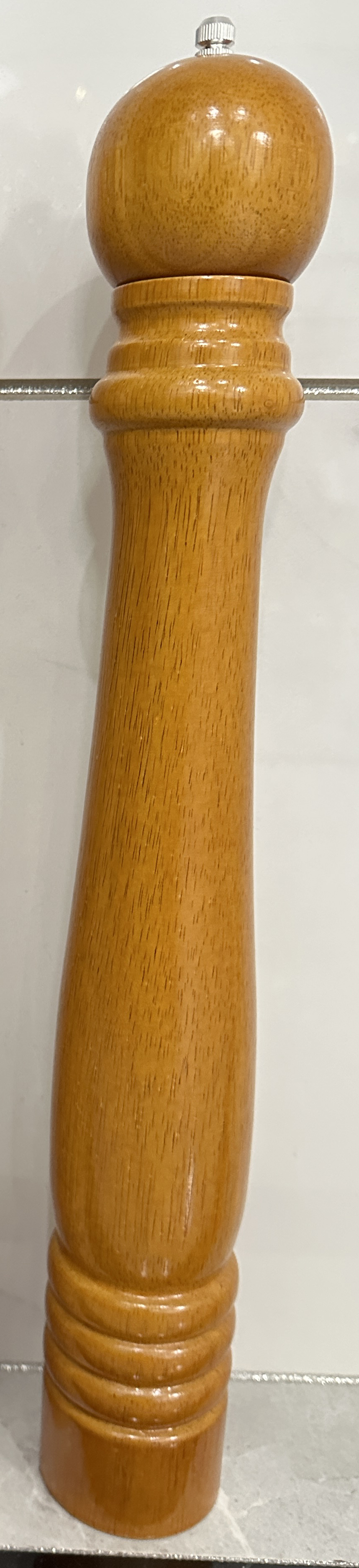 Kæmpe peberkværn 50cm " høj 19 " peberkværn super stor kokkepeberkværn ekstra stor salt- og peberkværn træbøsse lang: Mørk khaki