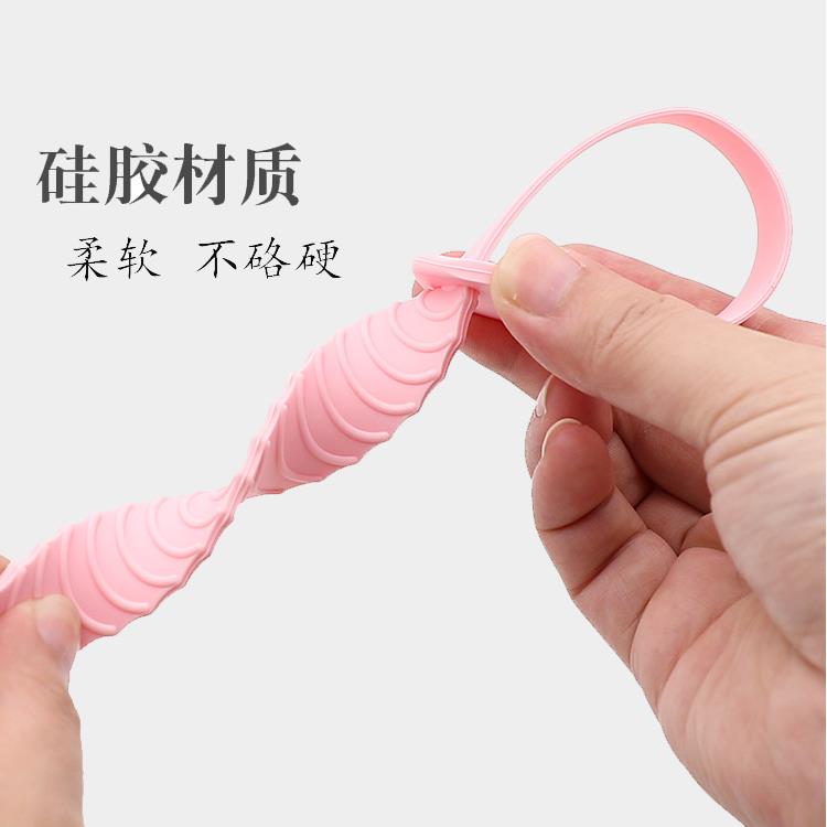 Silicone toilet cover lock type large size toilet flip cover handle anti-dirty hand toilet handle