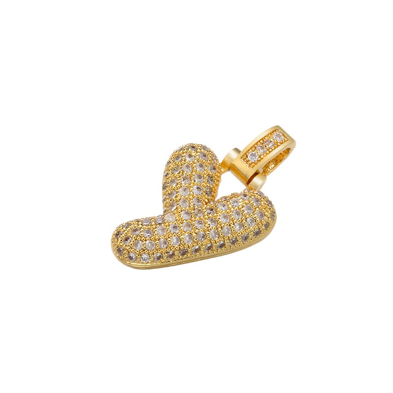 ZHUKOU 20x29mm empfindlich und fett 26 Gold knapp anhänger für frauen handgefertigt DIY halskette ohrringe schmuck zubehör modus: VD614: Y