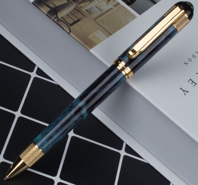 Stylo logo gravure MONTE monture rouge de luxe stylo à bille métal fournitures d'écriture stylos à bille: H