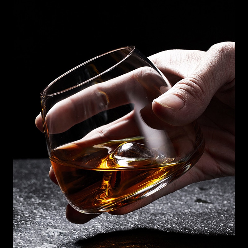 2Pcs Whiskey Glasses Scotch Glasses Whiskey Glasses Perfect for Scotch Lovers Glassware for Bourbon Rum Luxury Drinkware