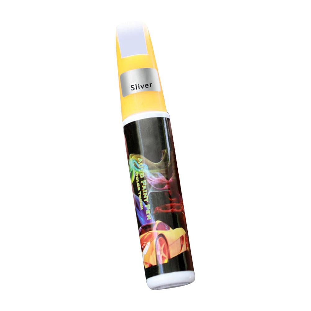 Automatic Car Paint Repair Pen Scratch Clear Coloring Touch Pen Waterproof Solvent Applicator Tool Practical Tools: Gray