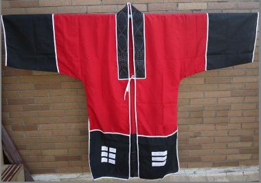 unisex 3color Unisex taoist priest clothing tai chi suits taoism robe gown uniforms yellow/green/red: red