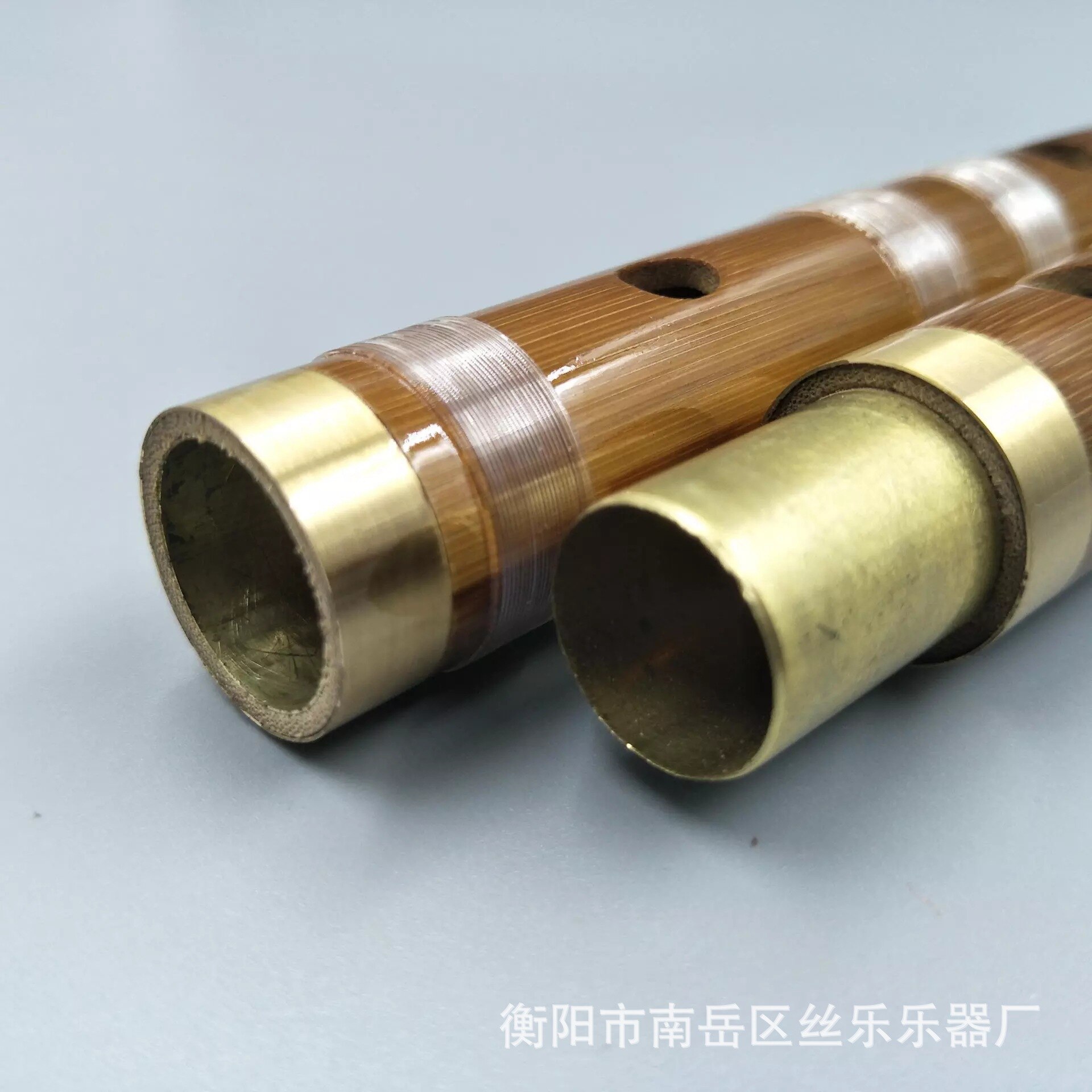 Double section flute student flute beginner introduction flute practice musical instrument bitter bamboo black bamboo transparen