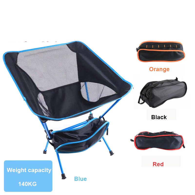Reizen Ultralight Klapstoel Superhard Hoge Belasting Outdoor Camping Stoel Draagbare Strand Wandelen Picknick Zetel Vissen Gereedschap Stoel