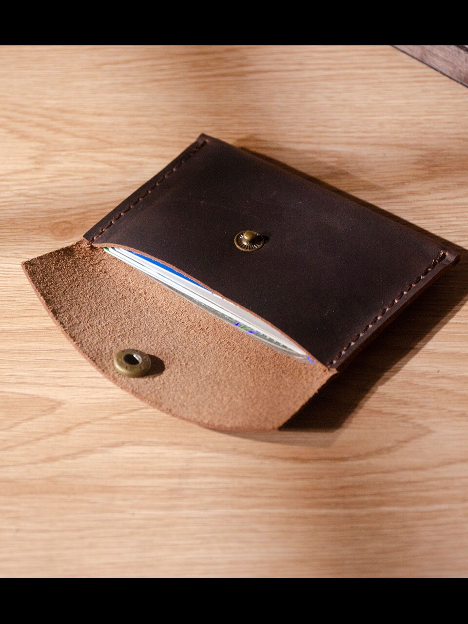 Bright2021 porte-cartes multifonction couverture de conducteur en cuir bricolage matériel sac personnalisés pour les hommes et