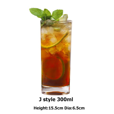 Blyfri krystall highball glass barware collins tumbler drikkeglass til vann, juice, øl og cocktail: J stil