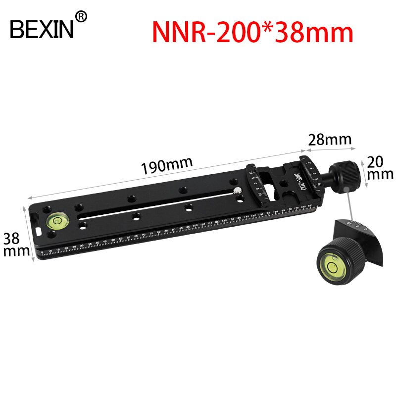 Slide Rail RRS long Quick Release plate Clamp Long-focus Zoom Lens Support Holder Bracket for Arca swiss Tripod camera ball head