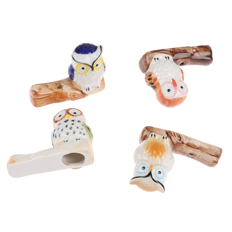 Ceramic Owl Incense Stick Rack Incense Burner Holder Chopstick Rest Table Decor