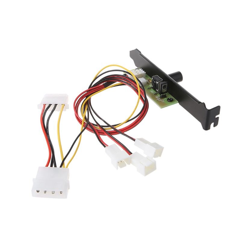 3 Channel Computer PC Cooling Fan Controller Cooler Speed Regulator For PCI Temperature Control Regulation CPU Fan