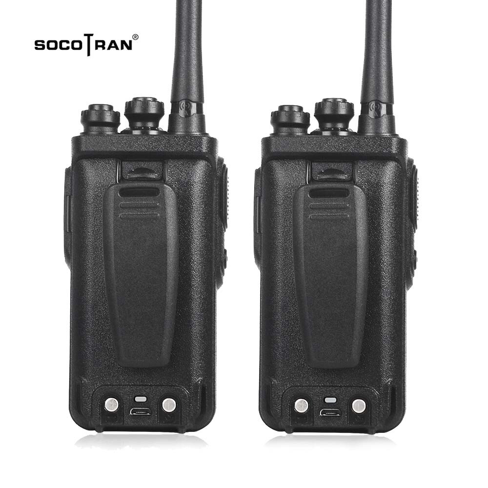 2 teile/los Socotran WH-118 Walkie Talkie UHF Zwei weg Radio Bahnhof UHF 400-470MHz 16CH Tragbare Transceiver mit hörer