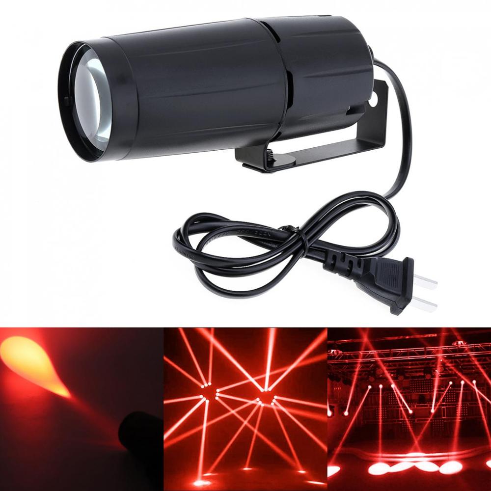 Projecteur de lumière LED Pinspot 5W, lampe Super brillante, boules de miroir, effet d'éclairage de scène Disco DJ pour fête KTV DJ