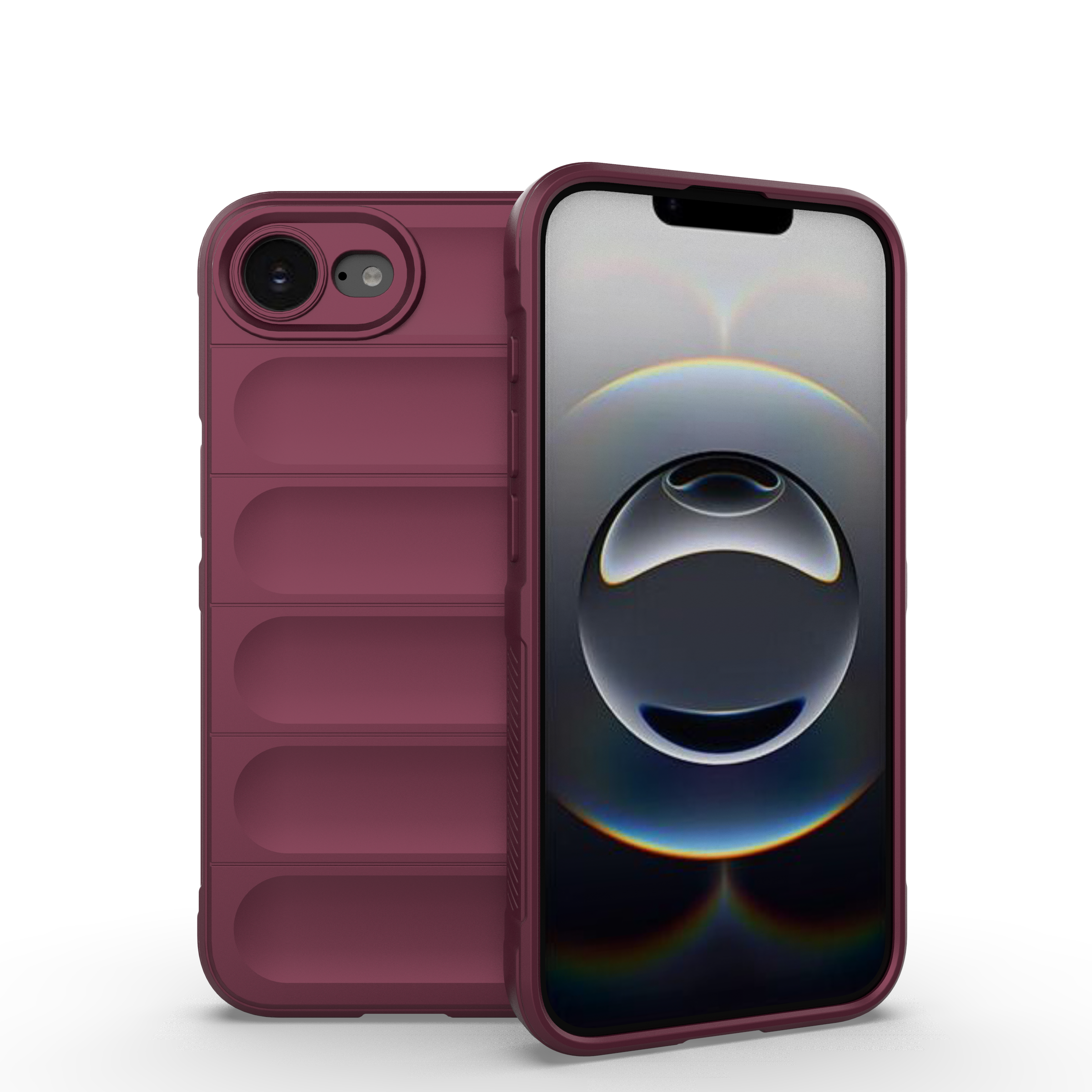 Funda para iPhone 16e Funda de teléfono de silicona suave a prueba de golpes Funda de teléfono para iPhone 16 e iPhone16e 2025 Funda protectora de lente: Gris