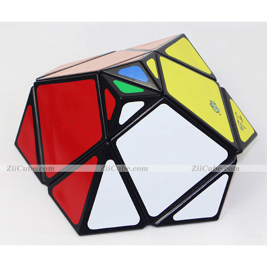 Lanlan big skewb squished cube ll j linマジックパズルキューブステッカープロの教育ツイスト知恵おもちゃゲーム