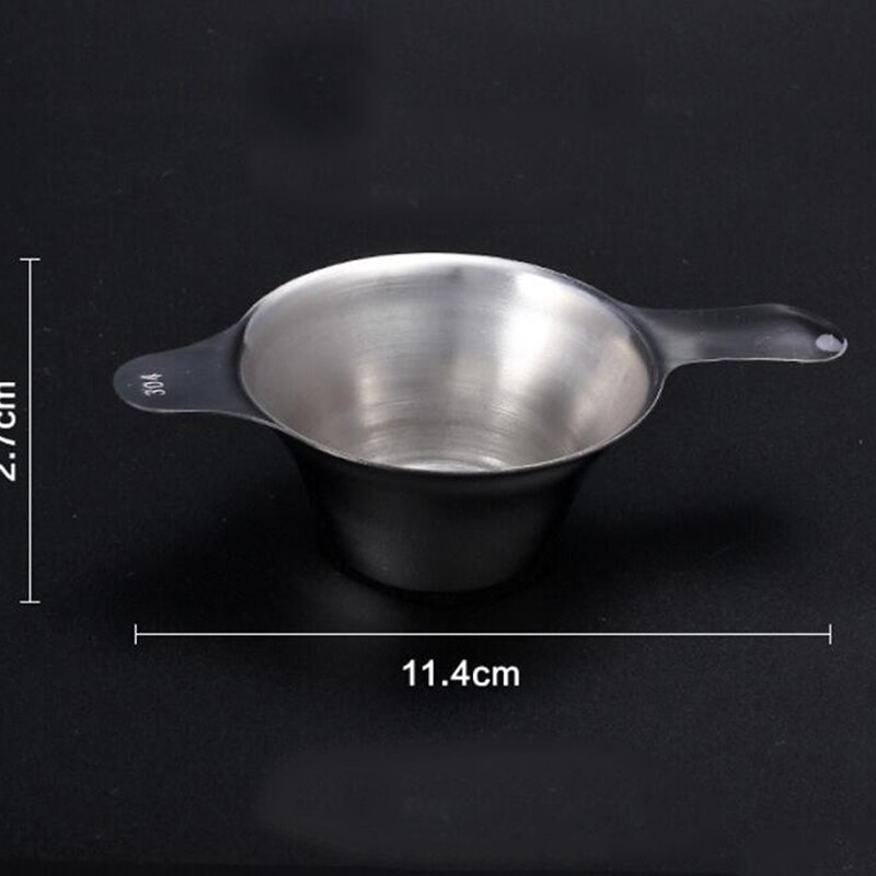1PC acier inoxydable passoire à thé Fine maille chinois Kungfu thé feuille entonnoir filtre pour thé et café accessoires de cuisine: small