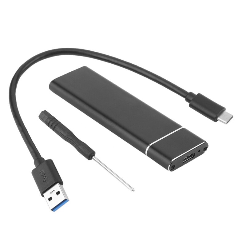 Boîtier SSD USB 3.1 vers M.2 NGFF, adaptateur UASP SuperSpeed pour 2242 2260 2280 M2