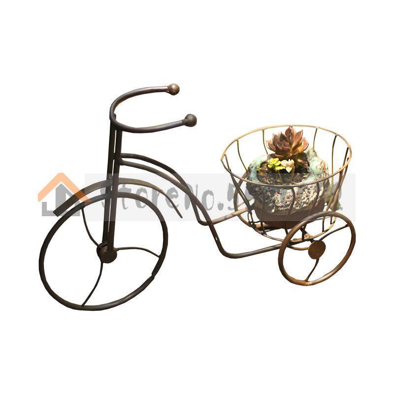 Europese Tieyi Retro Mini-Driewieler Fiets Vorm Creatieve Bloem Stand Multi-Flesh Tieyi Bloempot Regeling: Default Title