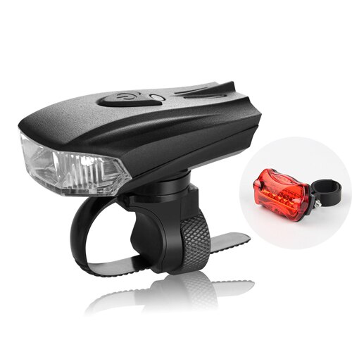 Newbiler 800 Lumen Smart Road Bike Front Light Usb Inductie Zaklamp Voor Fiets Duitse Standaard Mtb Fiets Achter Led Verlichting kit: wiht taillight set