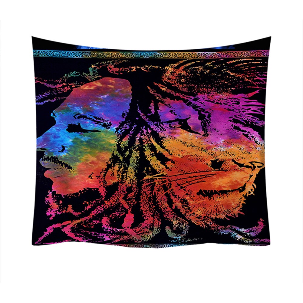 Wall Tapestry, Skull Print Household Wall Tapestry Halloween Wall Hanging Carpet Decorative Cloth: 9