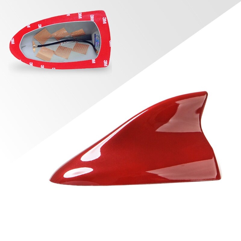 Wanderung Hai Flosse Antenne für Nissan Qashqai,Qashqai J10 NJ10 JJ10 J11, Auto Hai Flosse Antenne, zubehör 2007: rot fortschrittlich Stil