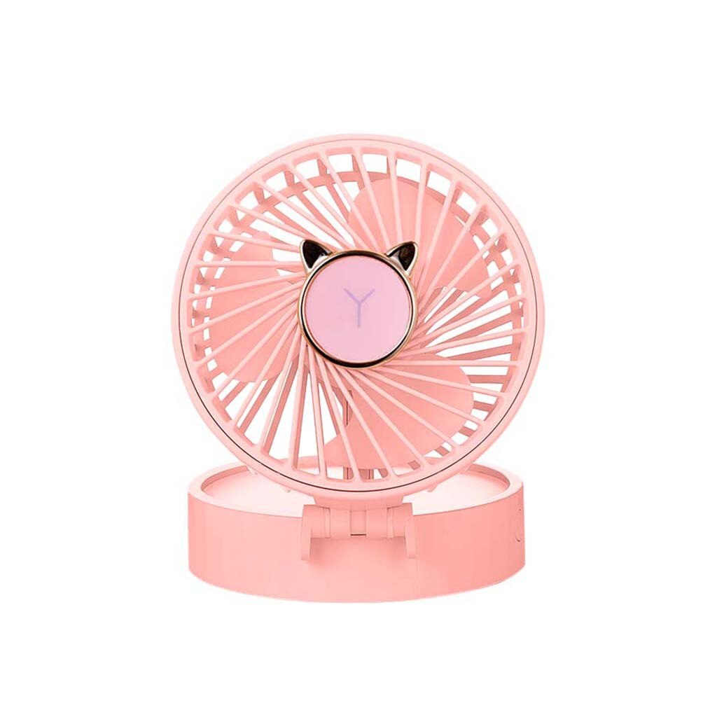 Rope Fold Fan USB Charge Fan Speed Adjustable 3 Speed Hanging Colorful Smart Home Portable Handheld Multi-function Mini Fan