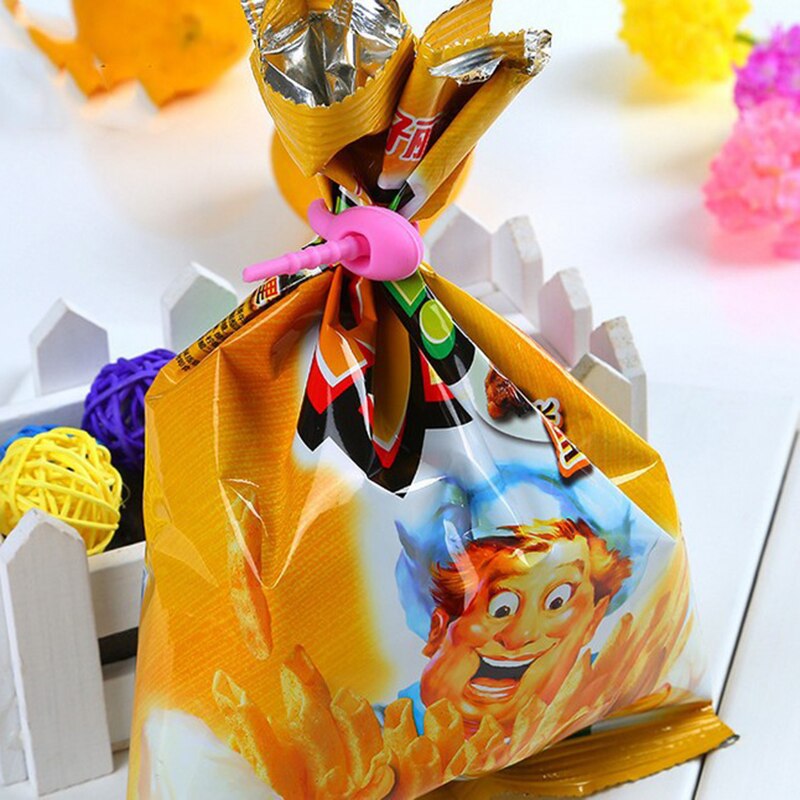 Walfos 100% Food Grade Siliconen Tas Banden, Kabelmanagement, Zip Tie Twist, all-Purpose Multi-Gebruik Zak Clip, Brood Tie, Food Saver