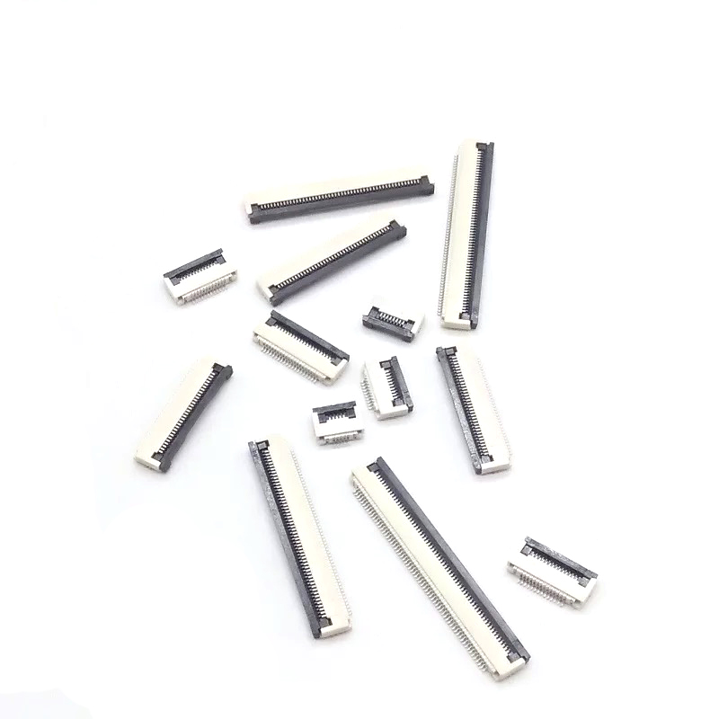 5 stücke FPC Anschluss buchse FFC 0,5 MM Clamshell Unterseite Kontakt Typ 4P 6P 8P 10P 12P 14P 18P 20P 22P 24P 30P 32P 36P 40P 50P 60P