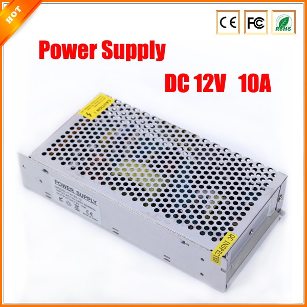 12V 10A 120W Switch Switching Power Supply for CCTV Camera For Security System 110-240V