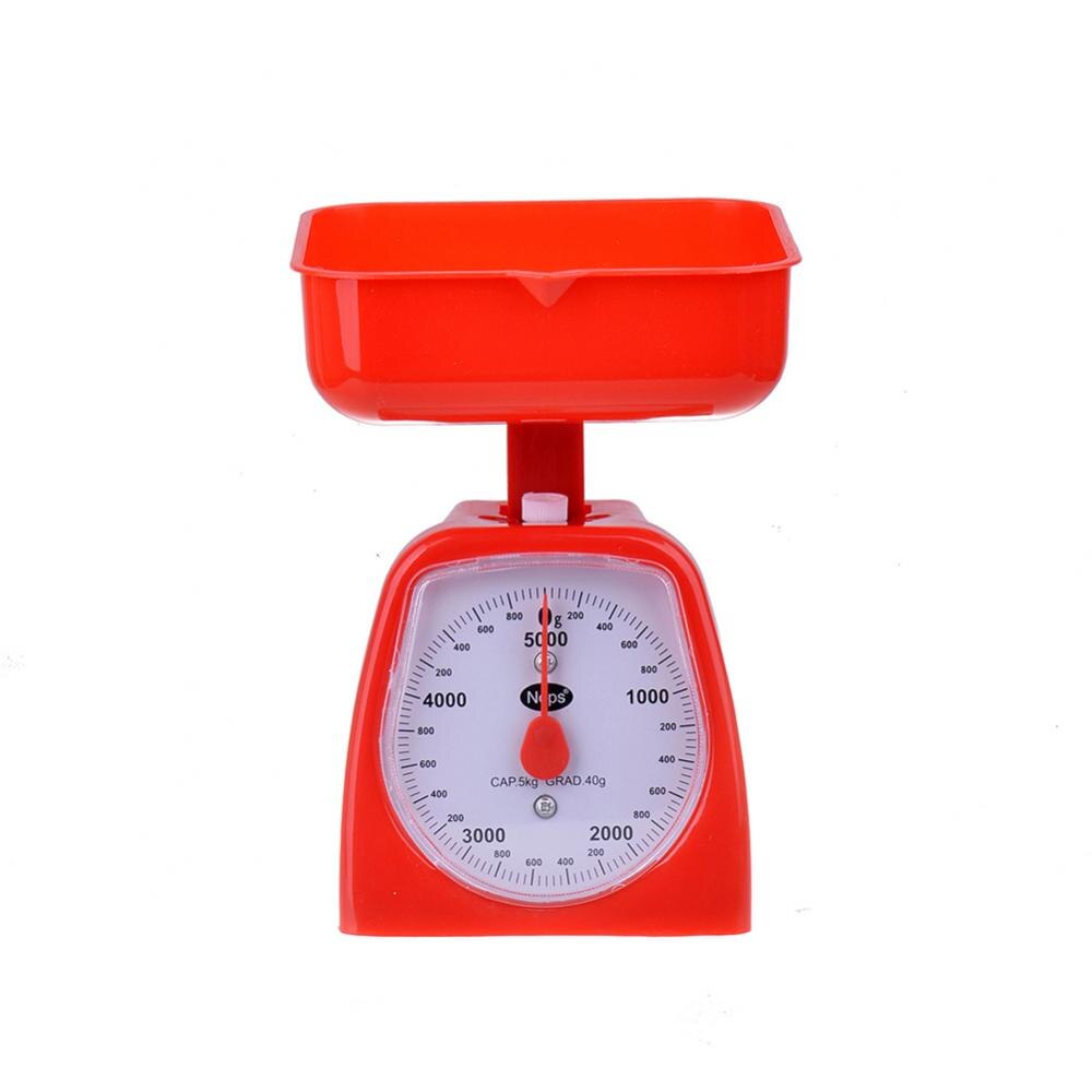 3 /5kg Mechanical Detachable Tray Scale Kitchen Vegetable Scale Store Fruit Scale