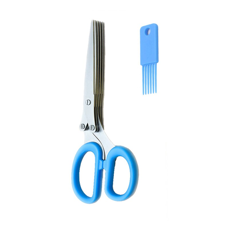 Keuken Schaar Kip Bone Keuken Scharen, Eend Vis Cutter 4Cr Roestvrij Staal Vis Schaar Schaal Schoon Kok Schaar Mes: JD812 Blue (5 Layer)