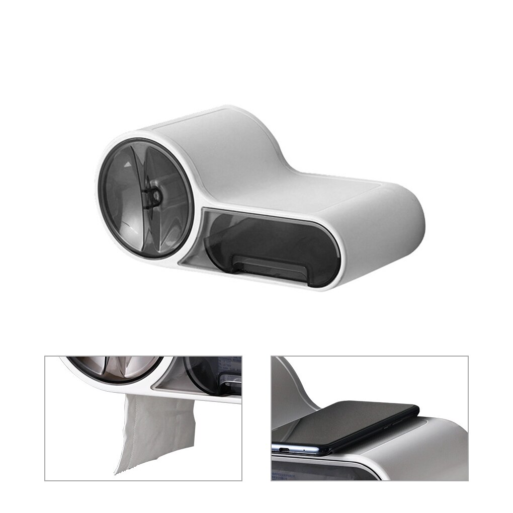 Schlecht Wc Papier Halfter Papier Gewebe Kasten Kunststoff Wc Spender schlagen-Freies Zauberstab Montiert Rolle Papier Lagerung Organizer
