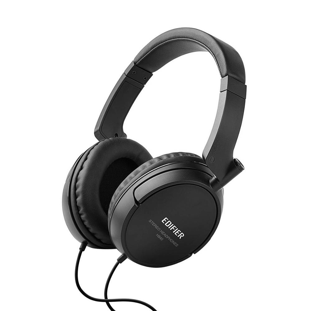 Edifier P841 Comfortabele Geluidsisolerende Over-Ear Hoofdtelefoon Met Microfoon En Volumeregeling: Black