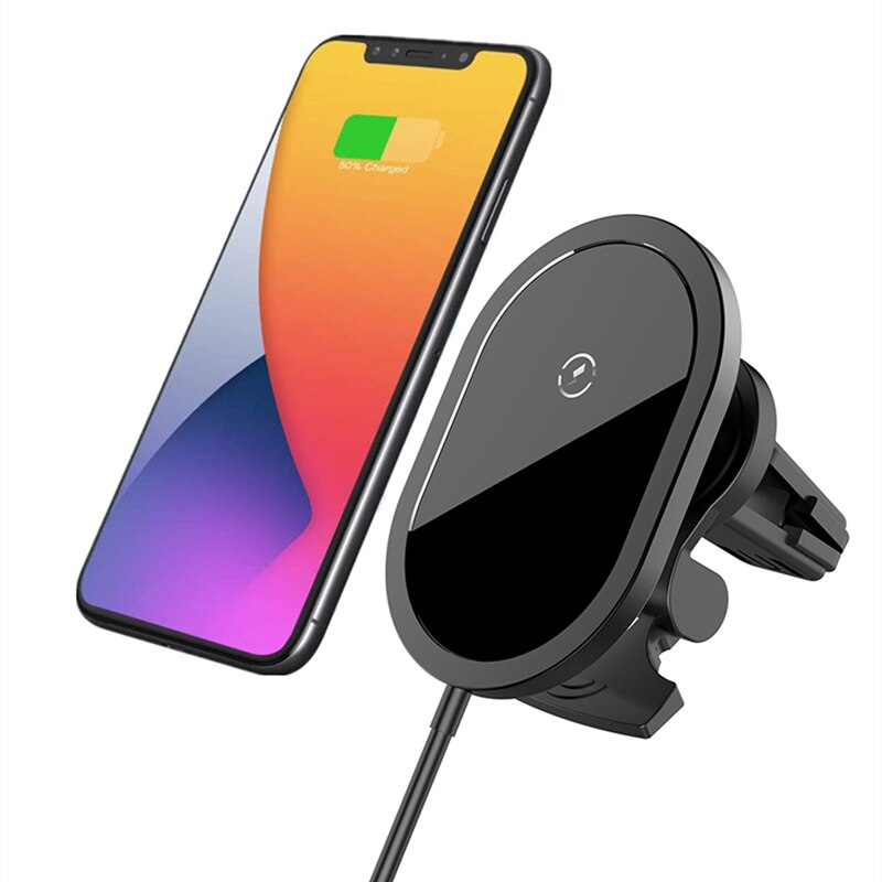 15W Magnetic Wireless Car Charger for iPhone 12/12 Pro Max, Samsung S20/S10, Huawei Mate 40 Pro - Fast Charge Phone Holder: Default Title