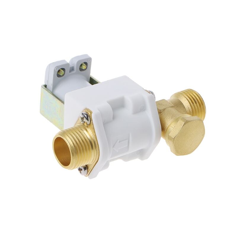 AC 220V 1/2" Electric Solenoid Valve For Water Air N/C Normally Closed