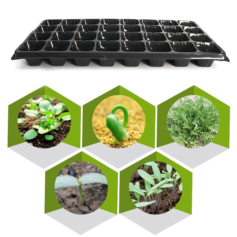 Hage 32 celle frøplante startbrett ekstra styrke frø spiring plante blomsterpotter barnehage vokse boks formering