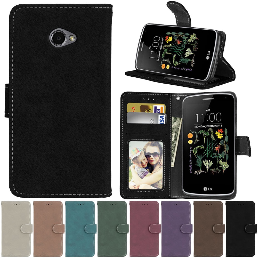 Luxe Lederen Portemonnee Telefoon Geval Voor LG K5 Case Flip Stand Book Cover Voor LG K5 X220 X220DS 5.0" K 5 Telefoon Tassen Voor LG K5 Fundas