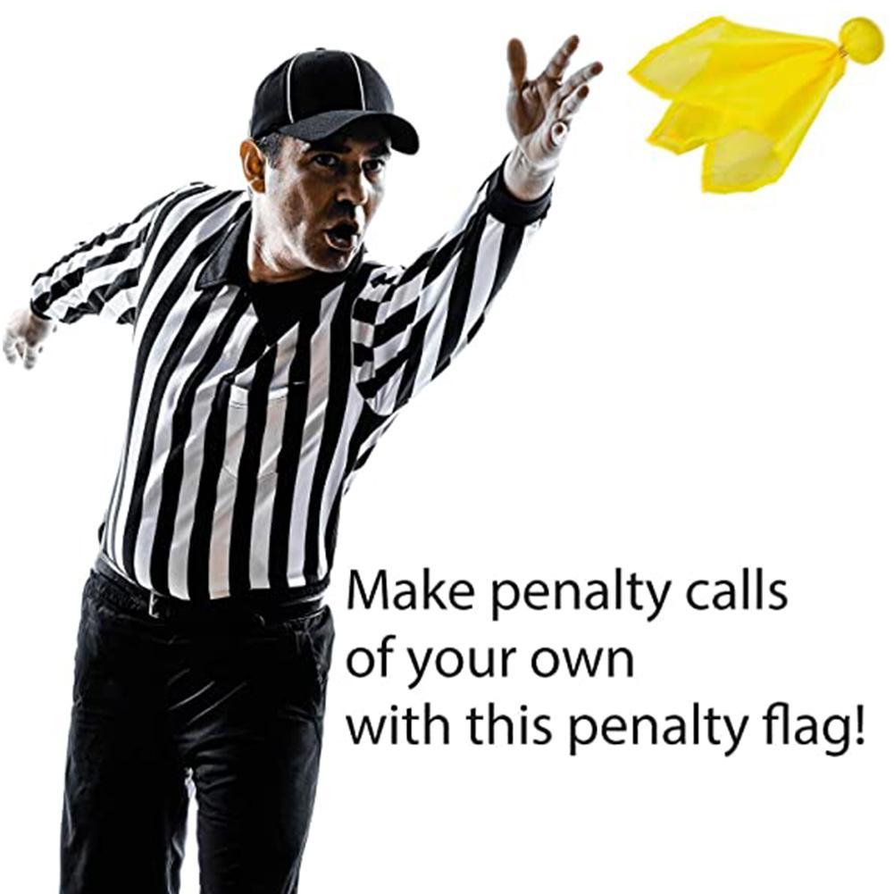 American Football Referee Props Small Yellow Flag Football Penalty Flag Football Penalty Flag Throwing Flag Accessories Flag