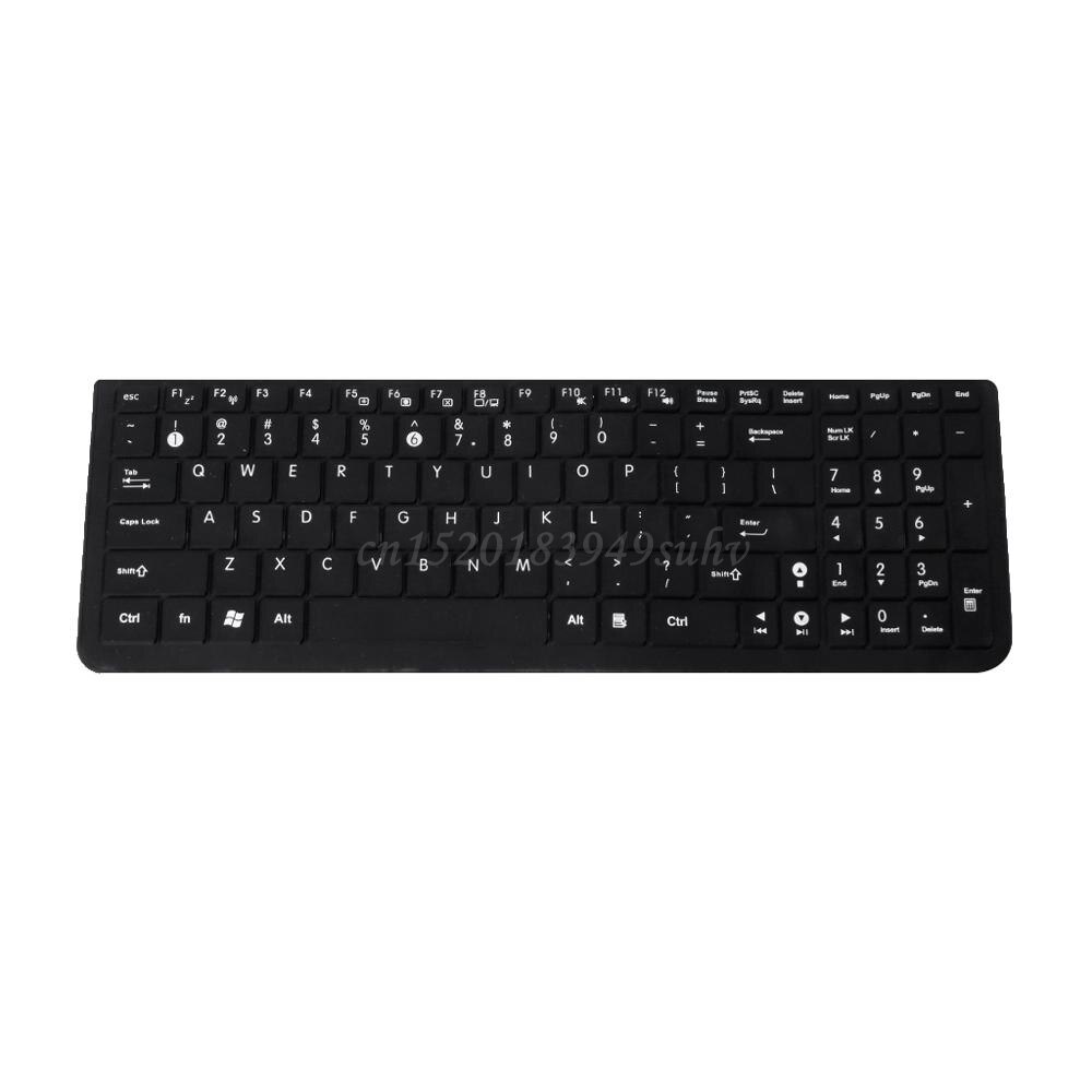 Waterproof Silicone Keyboard Protector Skin Cover Keypad Film Skin Protection dust proof film for Asus K50 Laptop Accessory