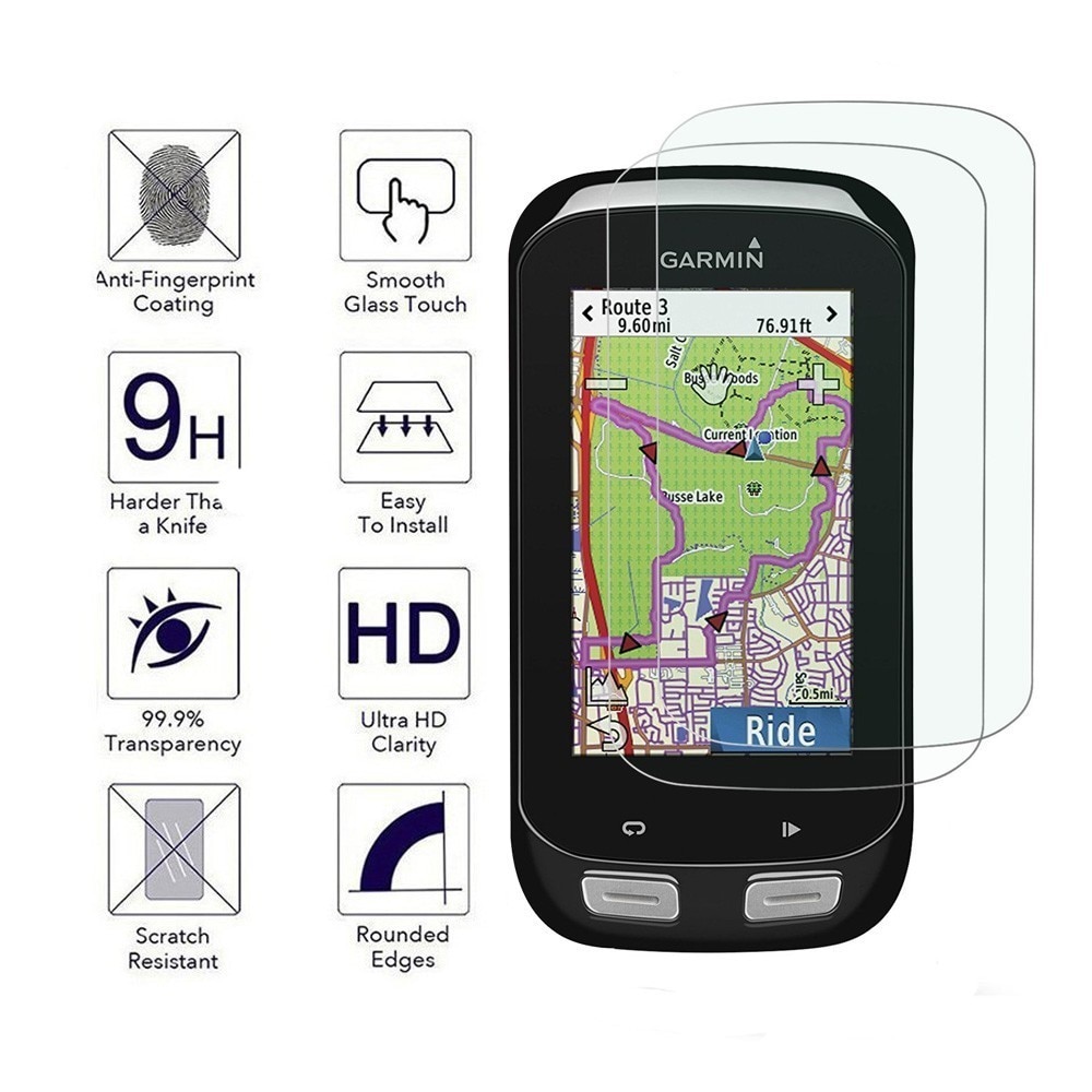 Protector de pantalla de vidrio templado para móvil, película protectora transparente ultrafina para Garmin Edge 520, 820, 1000, 1030 plus, 0,3mm, 2.5D, 9H, 1 ud.