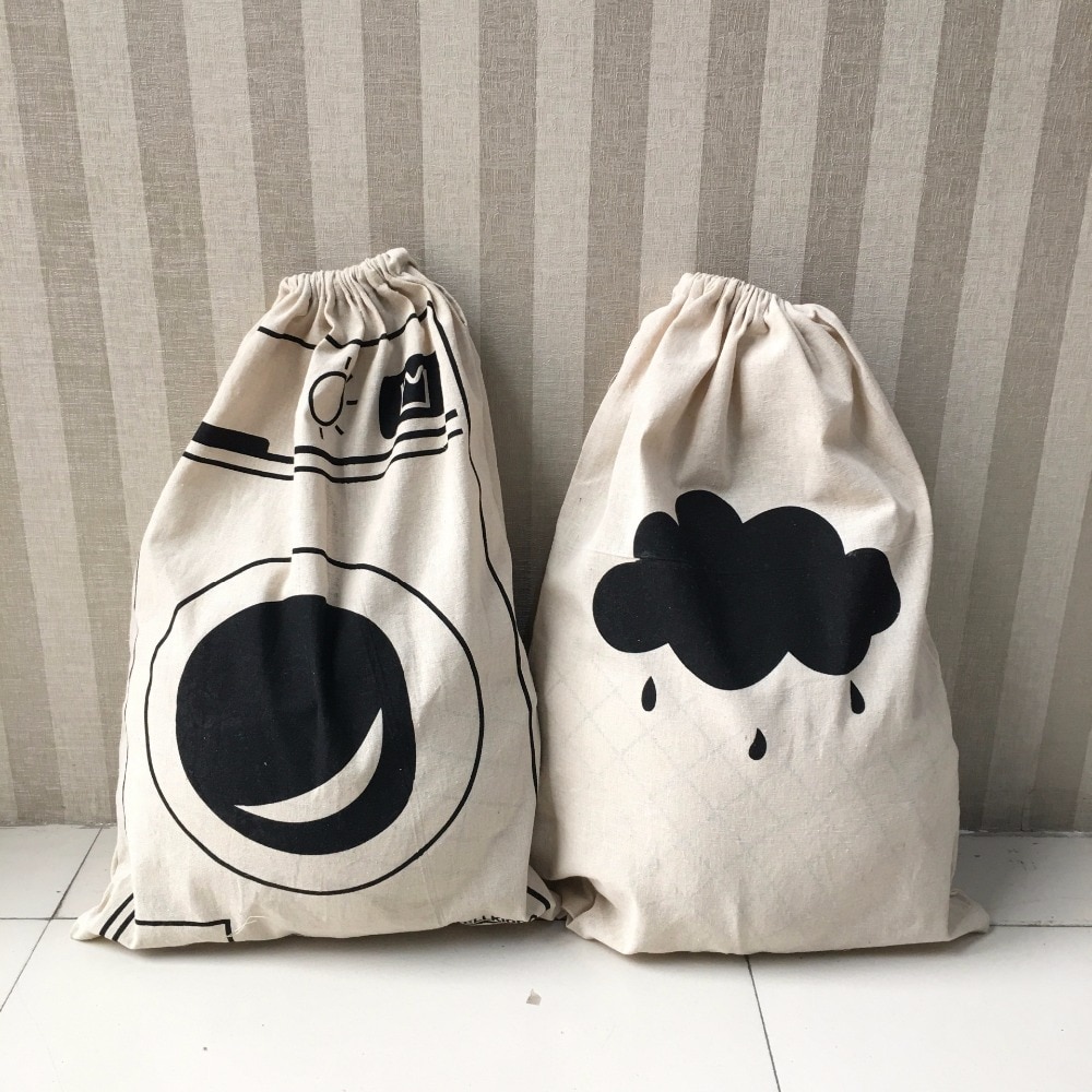 Cartoon Opbergzakken Kids Speelgoed Opbergtas Trekkoord Rugzak Baby Kleding Kleding Waszak Kinderen Kamer Organizer Pouch
