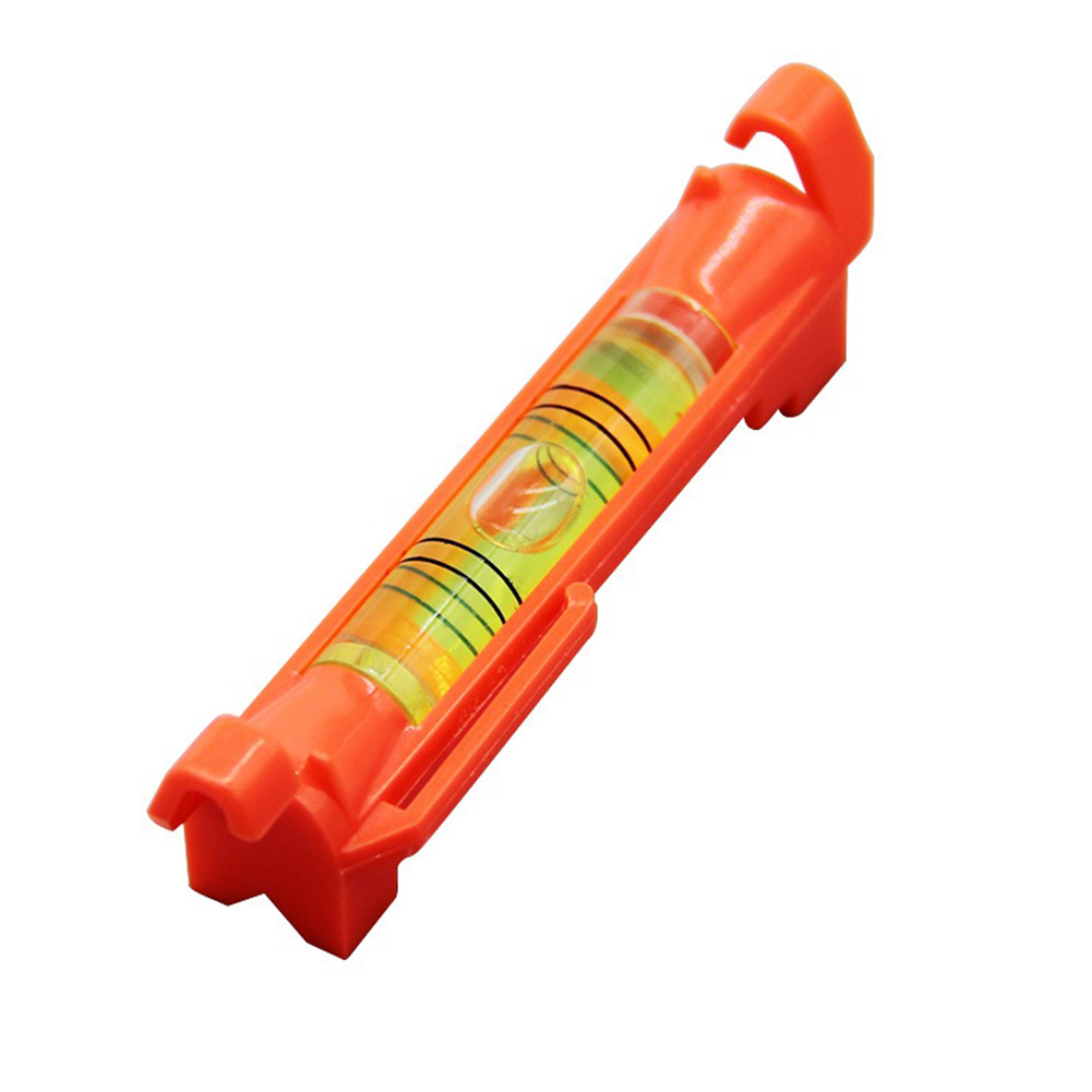 2pcs Hanging Level Pen Horizontal Bubble Measuring Level Gadget Portable Acrylic Bubble Spirit Level With Plastic Shell