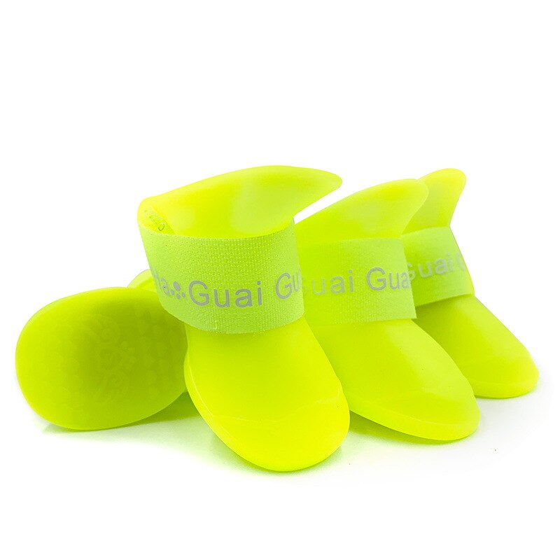 S Dog Shoes Pet Waterproof rain Balloon Rubber Boots Footwear cat Socks For small dogs Corgi Teddy Bichon