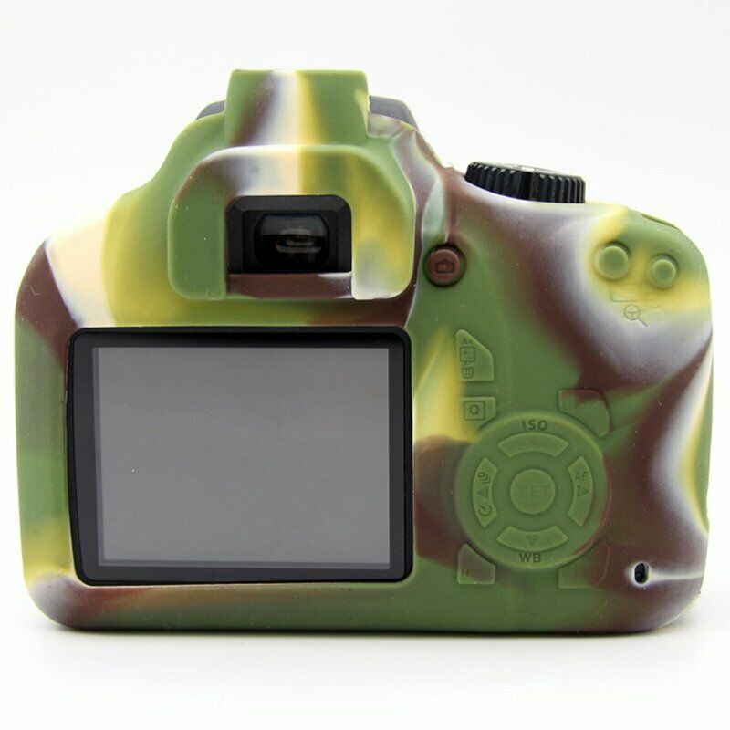 Funda protectora de silicona para cámara DSLR, funda protectora para Canon EOS 4000D 3000D Rebel T100