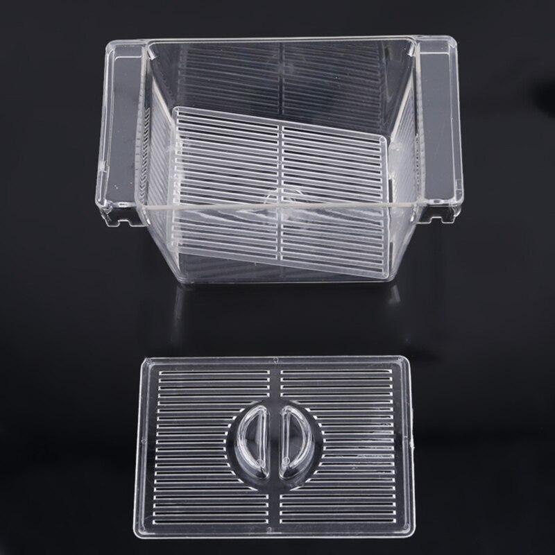 Transparent Acrylic Fish Tank Breeding Isolation Case Aquarium Hatchery Incubator Holder Aquarium Isolation Box Fish Tank