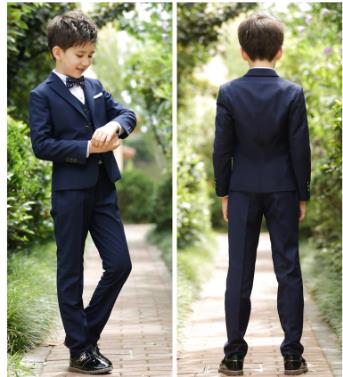 2019 nuovo abiti da sposa per i ragazzi Smoking ragazzo Outfits Autunno vestiti del ragazzo vestito giacca Formale Occasione bambino vestito: as picture2 / 11T