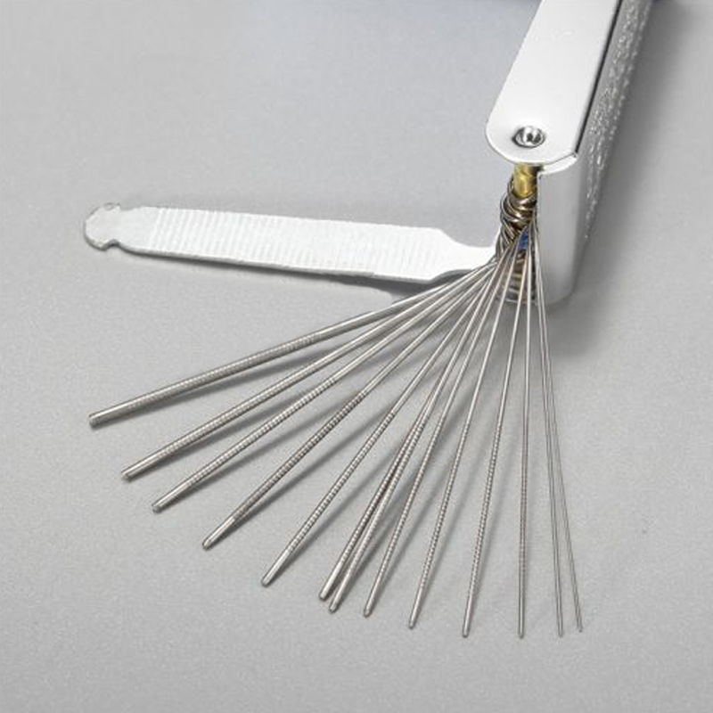 Steel Carburetor Jet Universal Motorcycle ATV Carb Cleaning Tool Motorbike Blue + Silver