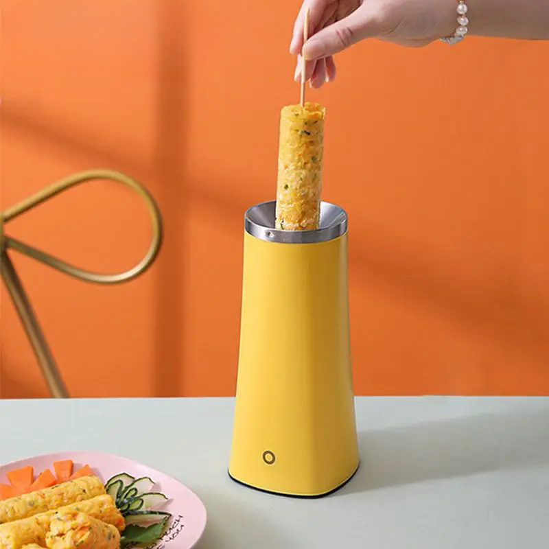 Máquina automática de cozinhar rolo de ovo subindo aquecimento rápido antiaderente omelete salsicha padeiro cachorro-quente fabricante de café da manhã