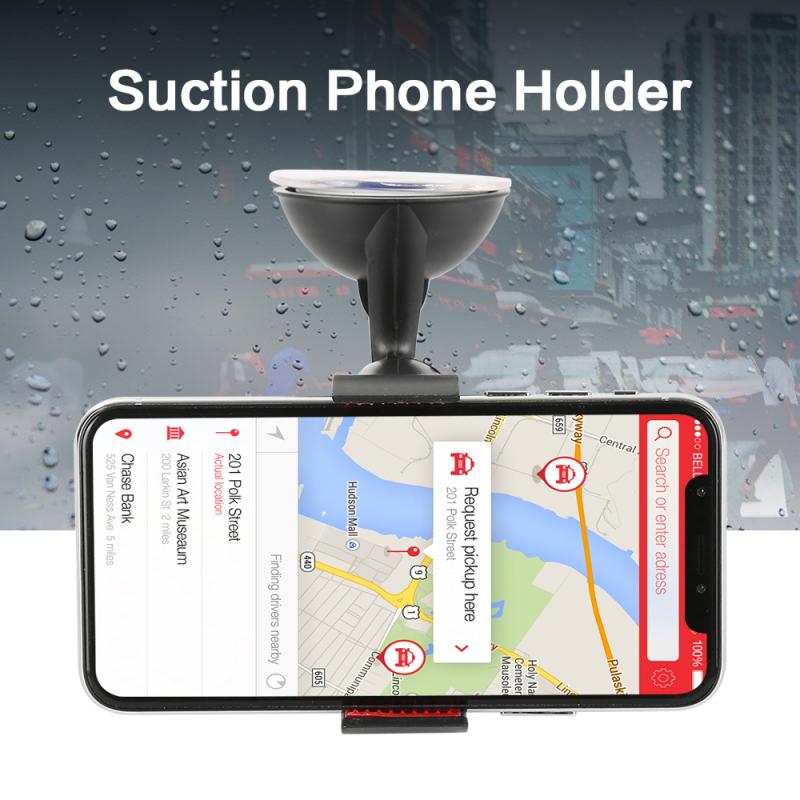 Sucker Car Phone Holder Mobile Phone Holder Stand In Car No Magnetic GPS Mount Support For iPhone 12 11 Pro Samsung Phone Holder