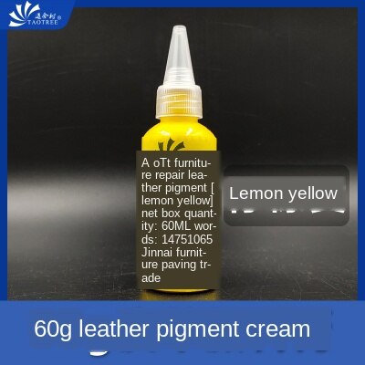 Lederen Meubels Kosmetiek Reparatie Materiaal Pigment Plakken Leer Pasta Kleur Pasta Kleur Essentie Filmvormende Middel Reparatie Le: WHITE