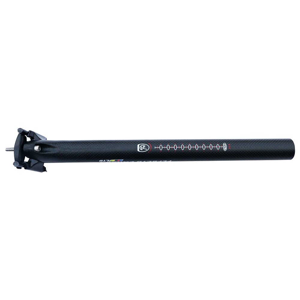 Fcfb ltd carbon sadelpind mountain mtb landevejscykel mat carbon cykel saddelpinde 0 offset mtb dele 27.2/30.8/31.6*350/400mm